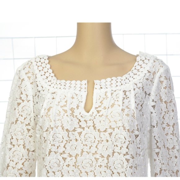 Beach Ready Cover-up  White Lace NWT - Picture 2 of 5